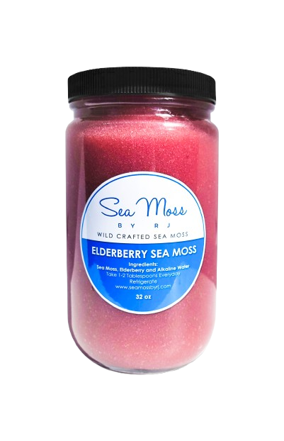 Elderberry Sea Moss Gel 32 oz